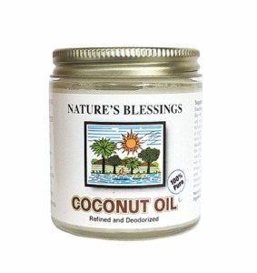Nature's Blessings Coconut Oil Jar 4oz
