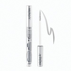 Nicka K Chrome Liquid Eyeliner #ELCL03 - Pearl Silver