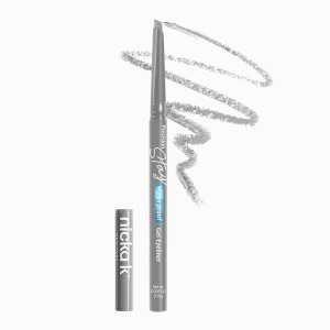 Nicka K Precision Stay Waterproof Gel Eye Liner #ELPS08 - Glittery Silver