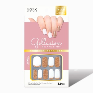 Nicka K Gellusion Gel Nail Strips #NSG004