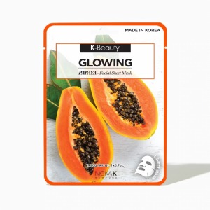 Nicka K Facial Sheet Mask #NSM23 Papaya