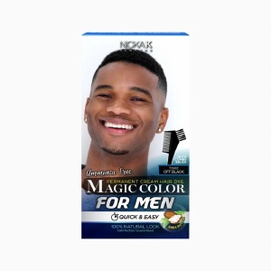 Nicka K Magic Color for Men Permanent Cream Hair Dye #TCM02 Off Black