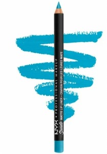 NYX Professional Makeup Suede Matte Lip Liner Vegan Formula #SMLL16 - Little Denim Dress Blue