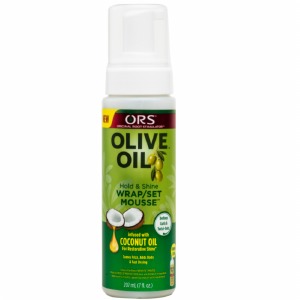 ORS Olive Oil Hold & Shine Wrap/Set Mousse 7oz