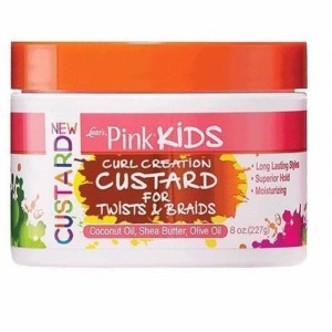 Luster's Pink Kids Curl Creation Custard For Twists & Braids 8oz