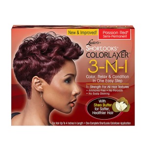 Pink Short Looks Color Relaxer 3in1 # Passion Red
