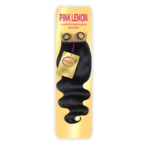 Pink Lemon 13A Unprocessed Human Hair Closure - Body Wave - 4x4 - 12" - #Natural