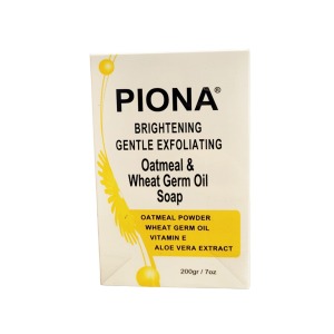 Piona Brightening Oatmeal & Wheat Germ Oil Soap - 200g