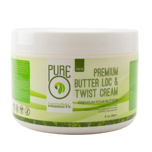 Pure O Naturals Premium Butter Loc & Twist Cream 8oz