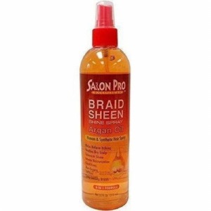 Salon Pro Braid Sheen Argan Oil Spray 12oz