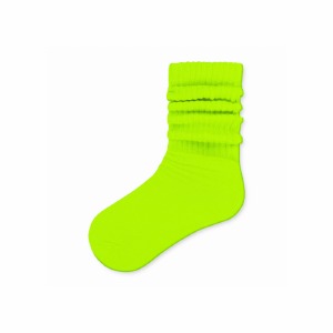 SGB Slouch Socks - Neon Color - Neon Yellow