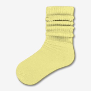 SGB Slouch Socks - Solid Color - Yellow