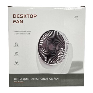TD Desktop Fan #FAN001BK - Black