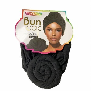 TouchDown Self-Styled Bun Cap Twist Black #TBC034