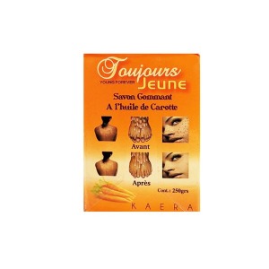 Toujours Jeune Carrot Oil Exfoliating Soap - 250g
