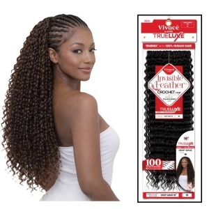 TrueLuxe Invisible Feather Crochet - Deep Wave  18 Inch - # 1