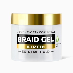 Tyche Braid & Lock Gel Biotin Extreme Hold 16.9oz #HYBL02