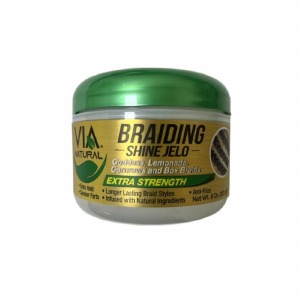 Via Natural Braiding Shine Jelo Extra Strength 8oz