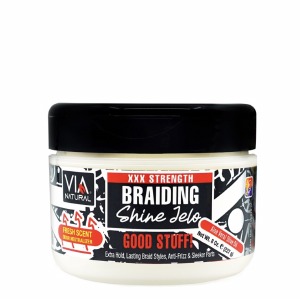 Via Natural Good Stuff XXX Strength Braiding Shine Jelo 8oz