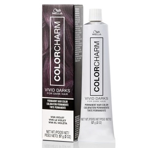 Wella Color Charm Vivid Darks Permanent Hair Color 2oz - Viva Violet