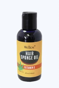 Wellos Hair Sponge Oil Vitamin E 4oz #WLC30VIT