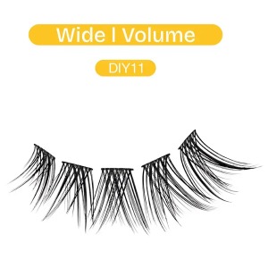 Additional picture of DIY Cluster Lashes Wide I Volume #DIY11 - 70pcs