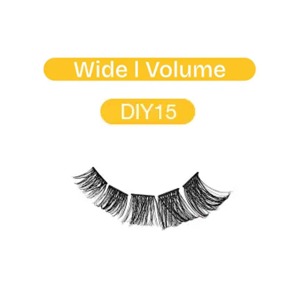 Additional picture of DIY Cluster Lashes Wide I Volume #DIY15 - 70pcs