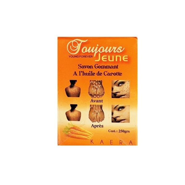 Toujours Jeune Carrot Oil Exfoliating Soap - 250g