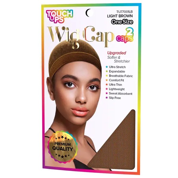 Touch Ups Wig Cap #TU77001LB - Light Brown