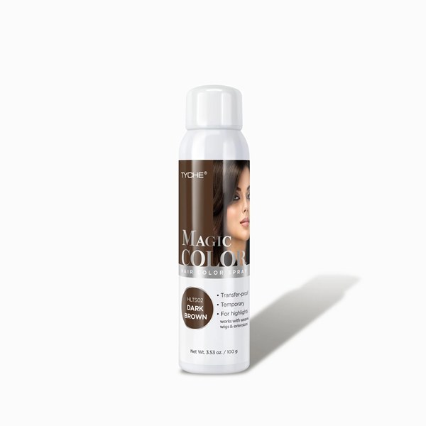 Tyche Magic Hair Color Spray #HLTS02 - Dark Brown