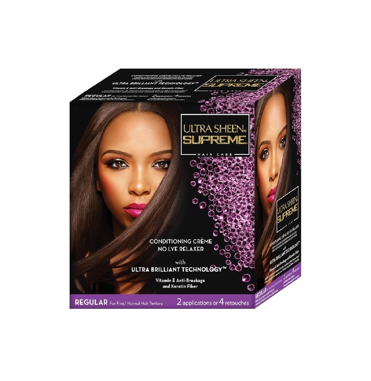 Ultra Sheen Supreme No-Lye Relaxer Conditioning Creme 2 Kit Value Pack - Regular