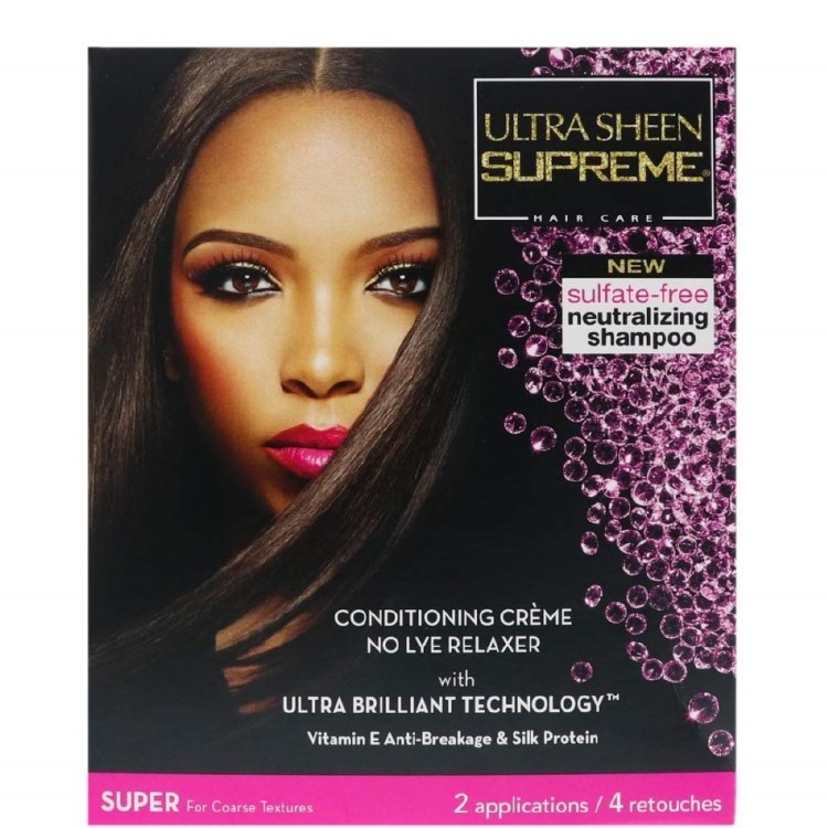 Ultra Sheen Supreme Sulfate-Free Neutralizing Shampoo No-Lye Relaxer Conditioning Creme