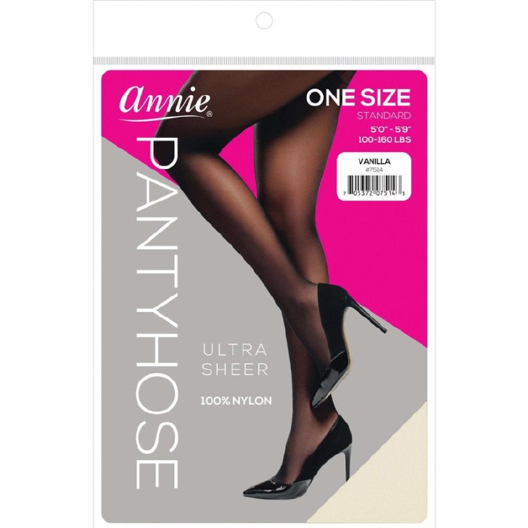 Ultra Sheer Pantyhose One Size - #7514 - Vanilla