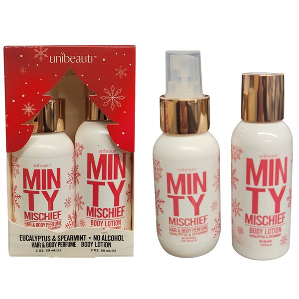Unibeauti MINTY Body Lotion & Body Perfume Set
