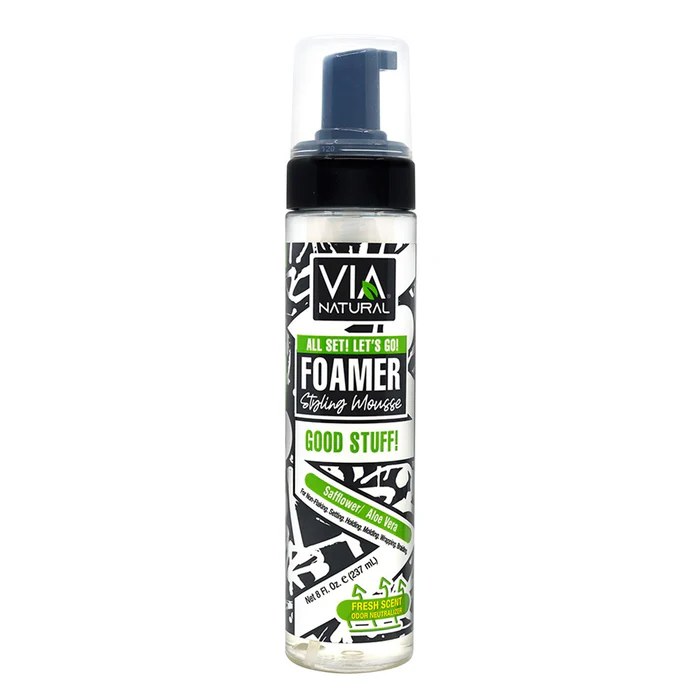 Via Natural Good Stuff Foamer Styling Mousse 8oz