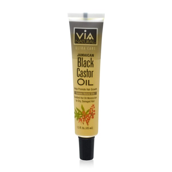 Via Natural Ultra Care Black Castor Oil 1.5oz