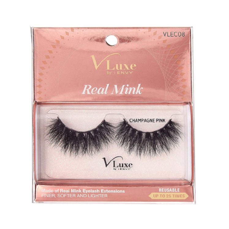 Kiss i-Envy V-Luxe Real Mink Lashes #VLEC08