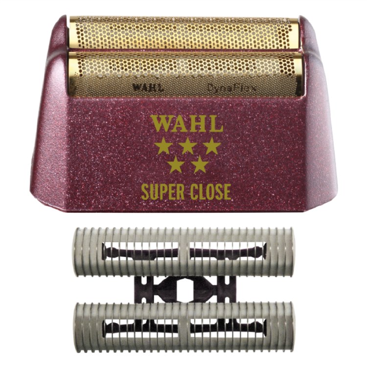 WAHL 5 Star Shaver Replacement Foil and Blade - Red Super Close Gold Foil with Blade #7031-100