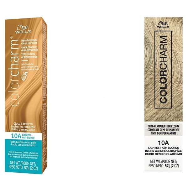 Wella Color Charm Demi-Permanent Hair Color #10A - Lightest Ash Blonde