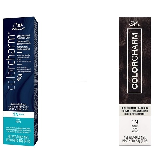 Wella Color Charm Demi-Permanent Hair Color #1N - Black