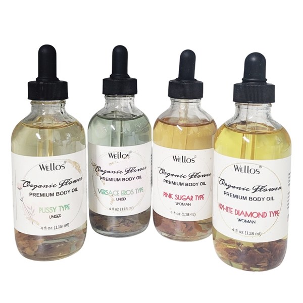 Wellos Premium Body Oil Perfume 4oz - Pussy