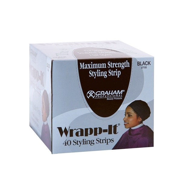 Wrapp-It Styling Strips - #37150 - 1 Pack - Black