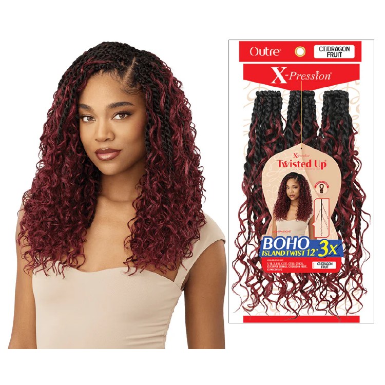 X-Pression 3X Boho Island Twist 12 Inch - # 613