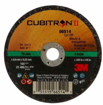 3" x 1/32" x 3/8" CUT-OFF WHL