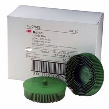 3" BRISTLE BRUSH, GREEN 50G