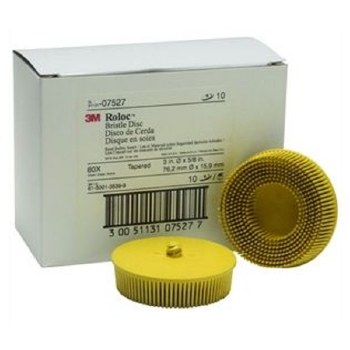 3" BRISTLE BRUSH, YELLOW 80G
