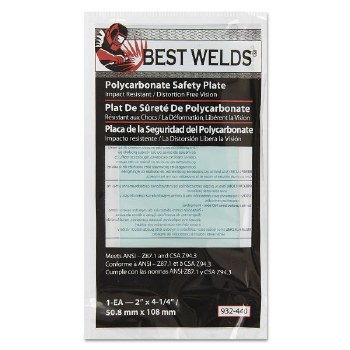 2 x 4-11/4 CLEAR SAFETY PLATE