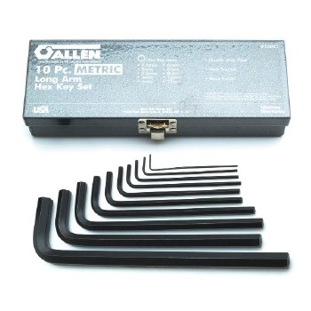 10PC LONG ARM HEX KEY SET MM