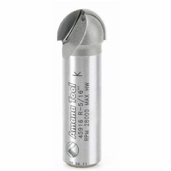 CORE BOX 5/16 RADIUS 1/2 SHANK