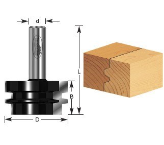 GLUE JOINT, 1/2" SHANK